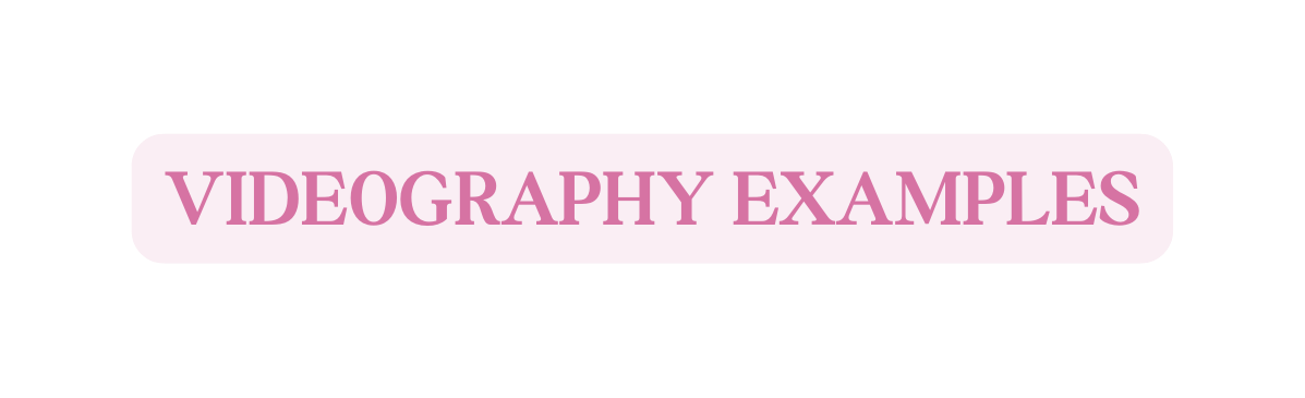 videography examples